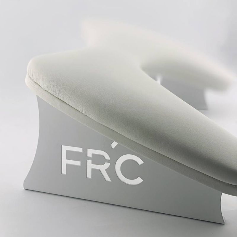 FRC Beauty Armrest shaped on white legs White