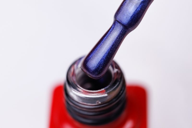 Molekula 9D Cats eye gel varnish No. 904 (blue, magnetic), 6 ml