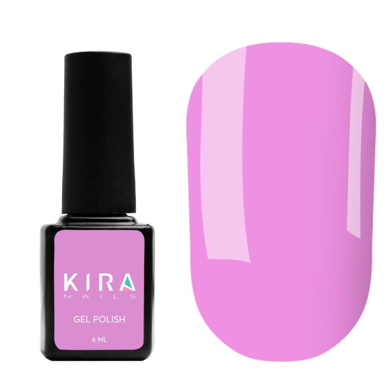 Kira Nails gel varnish No. 099 (pink-lilac, enamel), 6 ml