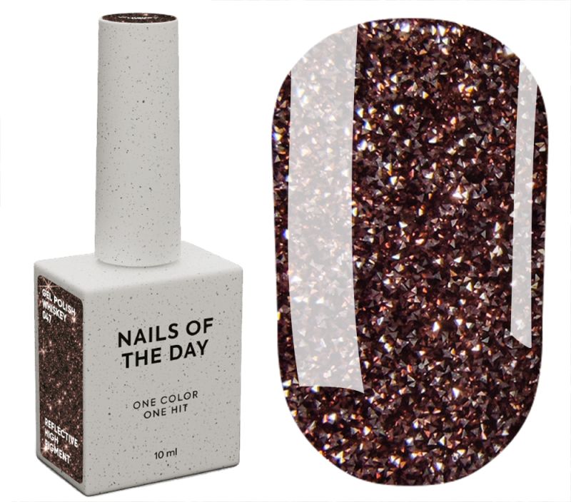 Nails Of The Day гель-лак Gel polish Whiskey-047, 10 мл