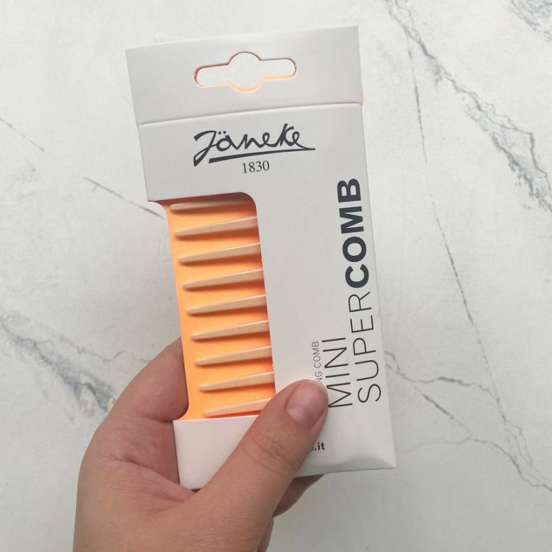 Janeke Mini Supercomb Гребень для волос Бежевый