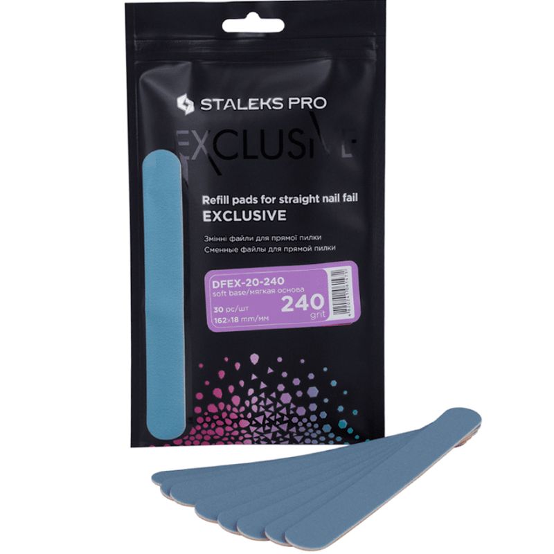 Replaceable abrasives - 240 - 30 pcs - Blue - EXCLUSIVE 20