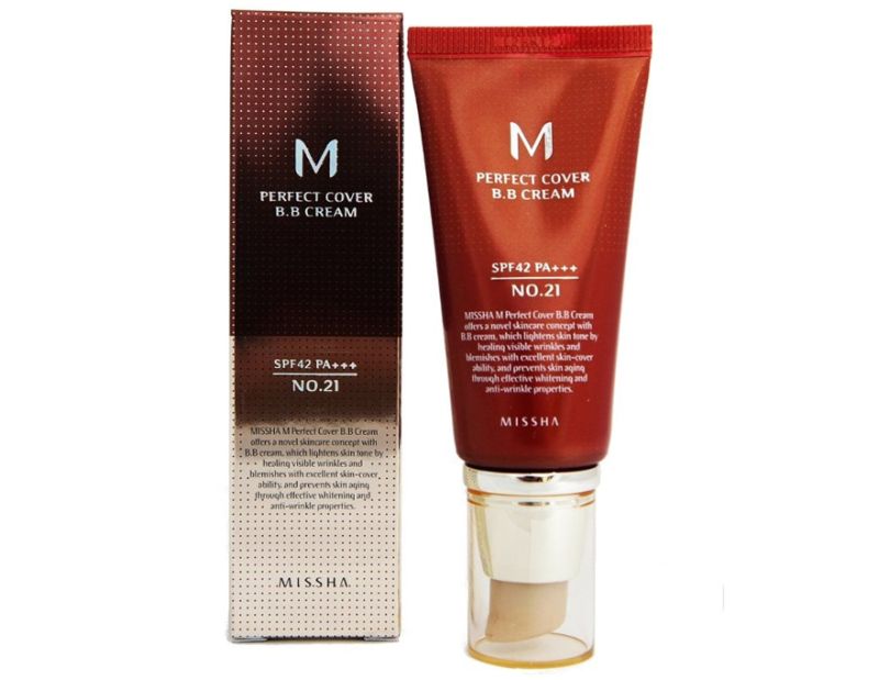 MISSHA M Perfect Cover BB Cream (SPF42 PA++) ВВ-крем, №21 (светлый беж), 50 мл