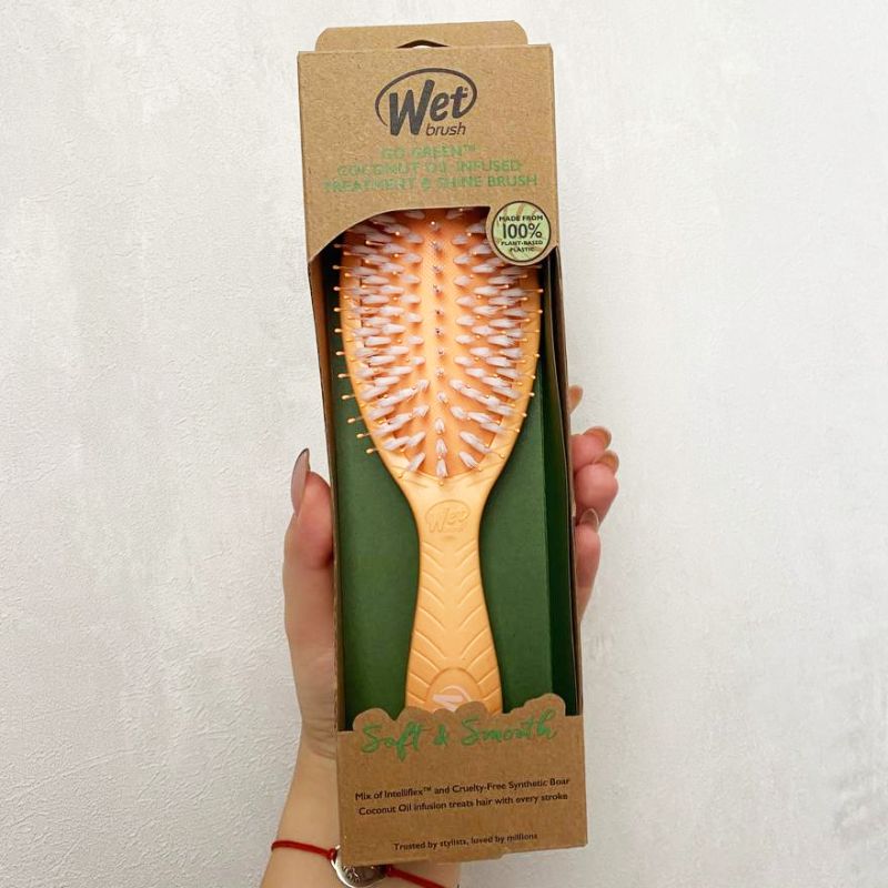 WET BRUSH Hair brush GO GREEN Treatment - Coconut Oil