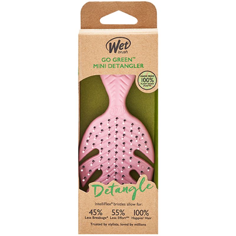 WET BRUSH Hair brush GO GREEN Detangler Mini - Pink