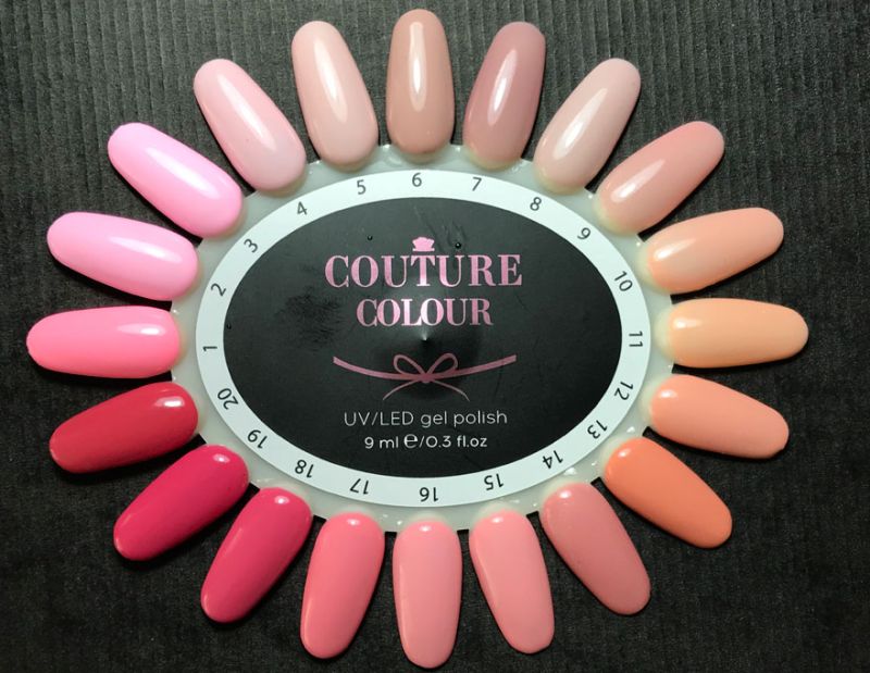 Гель-лак Couture Colour №013 (приглушенный морковный, эмаль), 9 мл