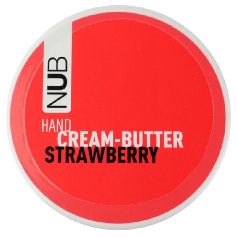 NUB Spa Care Hand Cream Butter Strawberry - nourishing hand cream-butter, 200 ml