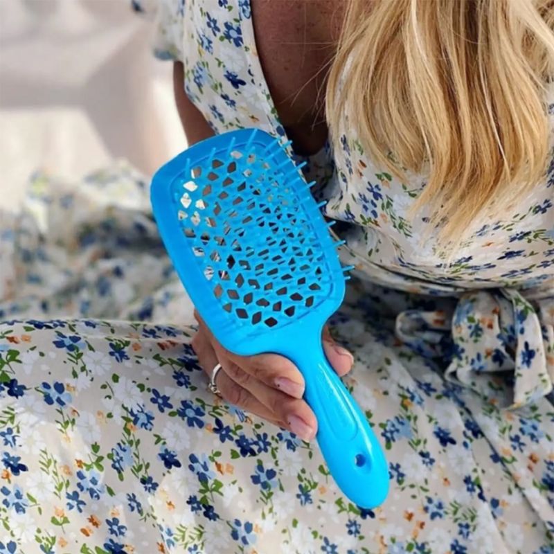 Janeke Superbrush Расческа для волос Голубая
