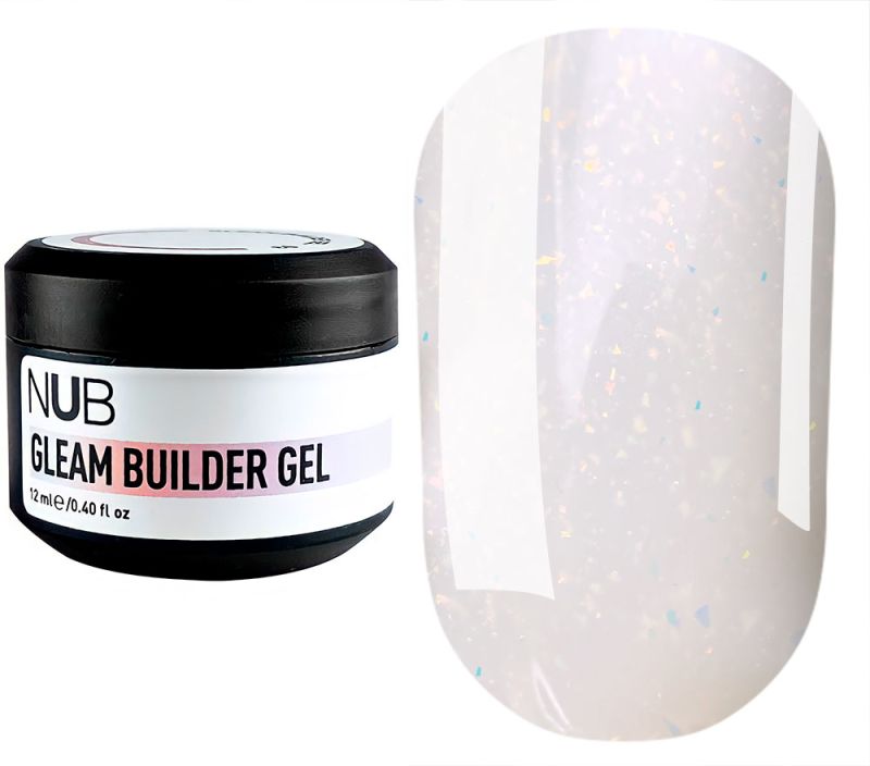NUB Гель для ногтей Gleam Builder Gel №05, 12 мл