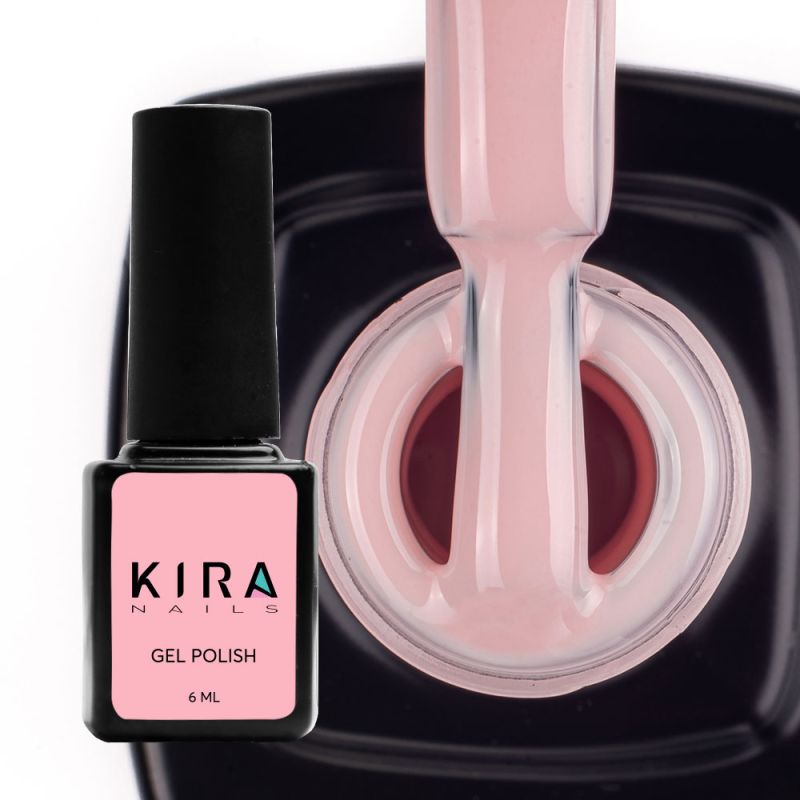 Гель-лак Kira Nails №003 (світлий рожевий для френча, емаль), 6 мл