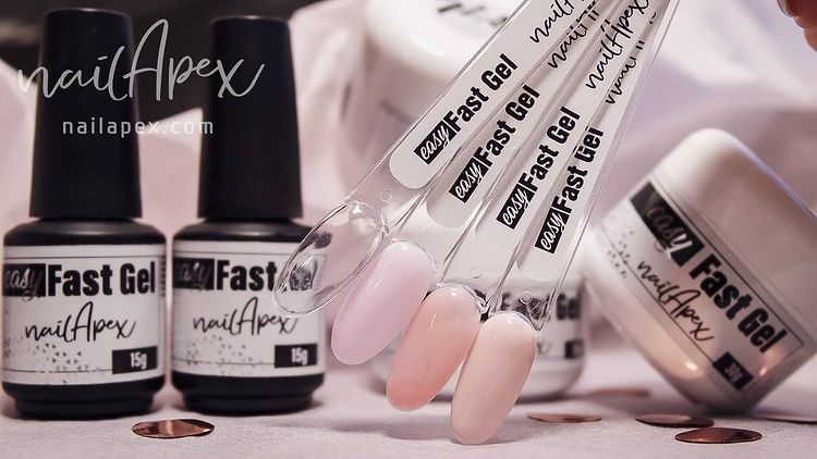 NailApex Easy Fast Gel Жидкий гель №1 прозрачный, 30 мл
