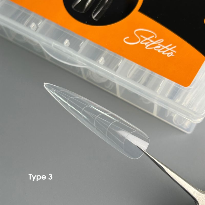 Nails Of The Day Top forms for extensions Dual Form Stiletto, 120 pcs