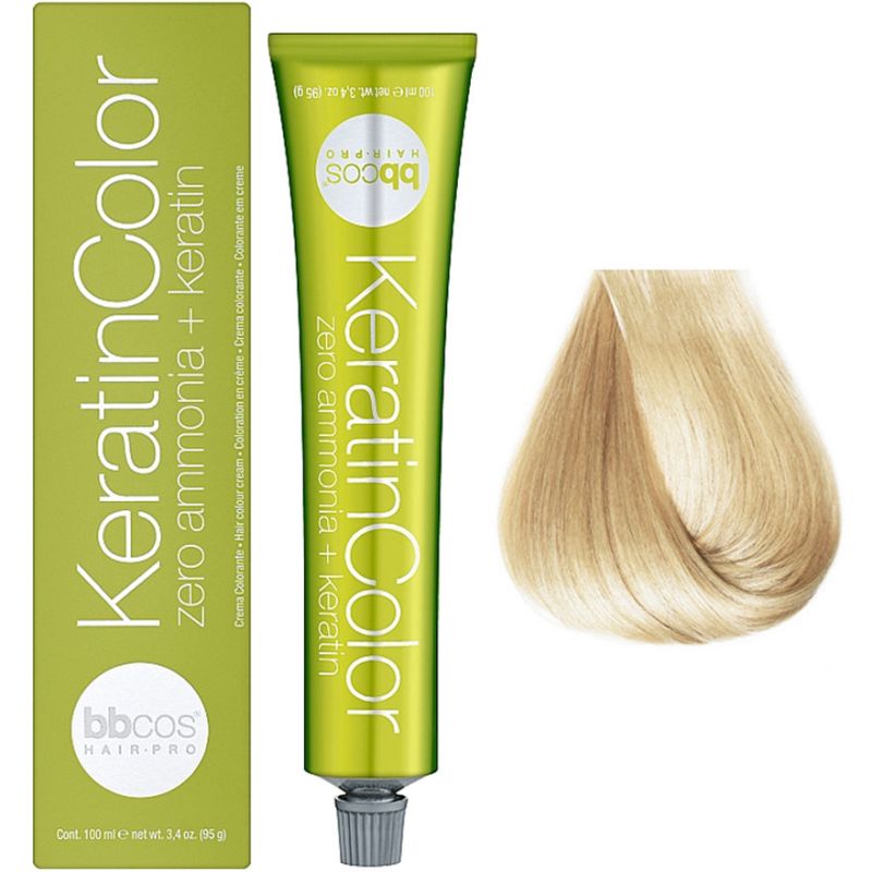 Bbcos Keratin Color крем-краска для волос 10/0 блондин платиновый, 100 мл