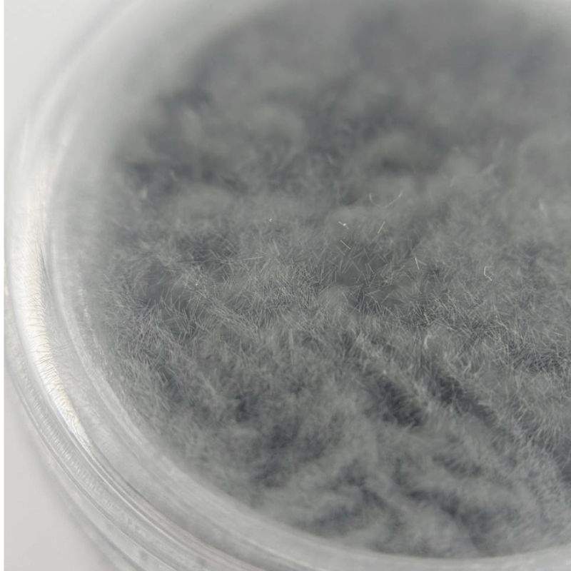 Velvet for nails #001 (gray), 2.5 g