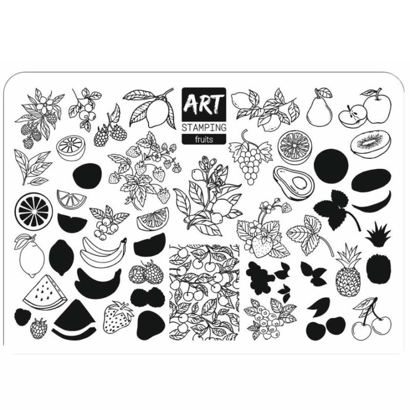 ArtStamping&Vakula Мини-пластина для стемпинга Фрукты