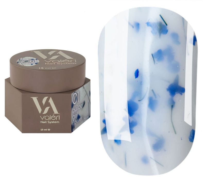 Valeri Гель для нігтів Flower Gel 01, 15 мл