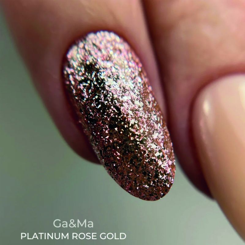 GA&MA Гель-лак Platinum Rose gold, 5 г