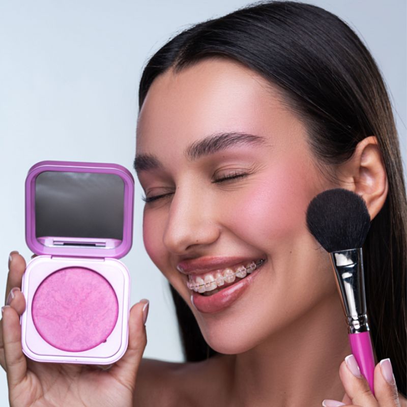 ZOLA Румяна Velvet Blush Glow 03 Прохладный пион Cool Peony, 8.5 г