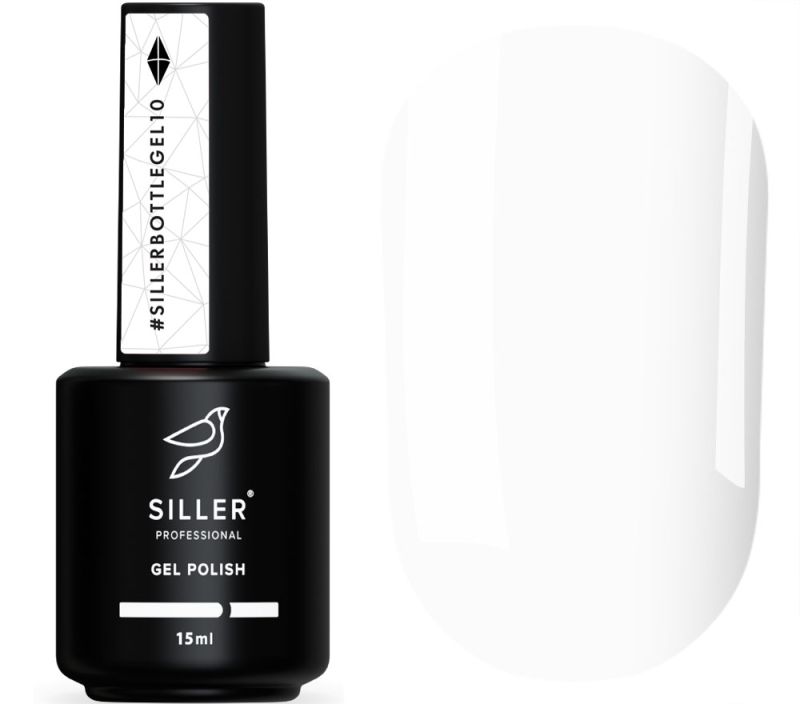 Siller Гель для нігтів Bottle Gel №10 (молочний), 15 мл