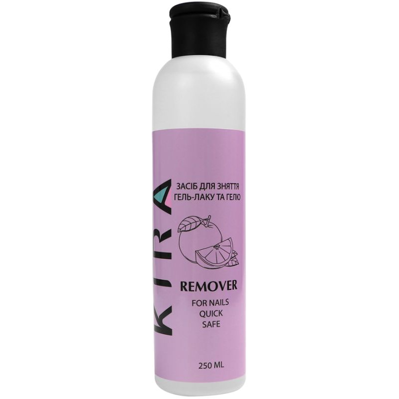 Kira Nails Remover - gel and gel polish remover, 250 ml