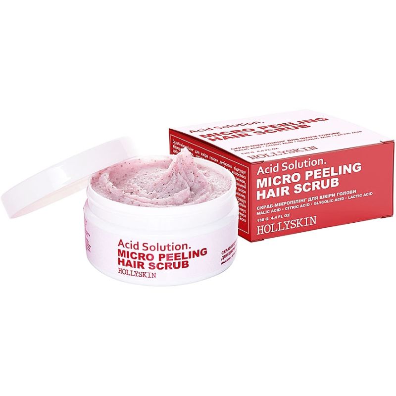 HOLLYSKIN Acid Solution Scrub for scalp and hair, 130 g