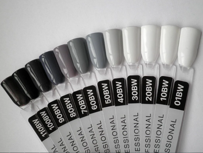 Gel polish Kodi Professional No. BW 010 (white, enamel), 7 ml