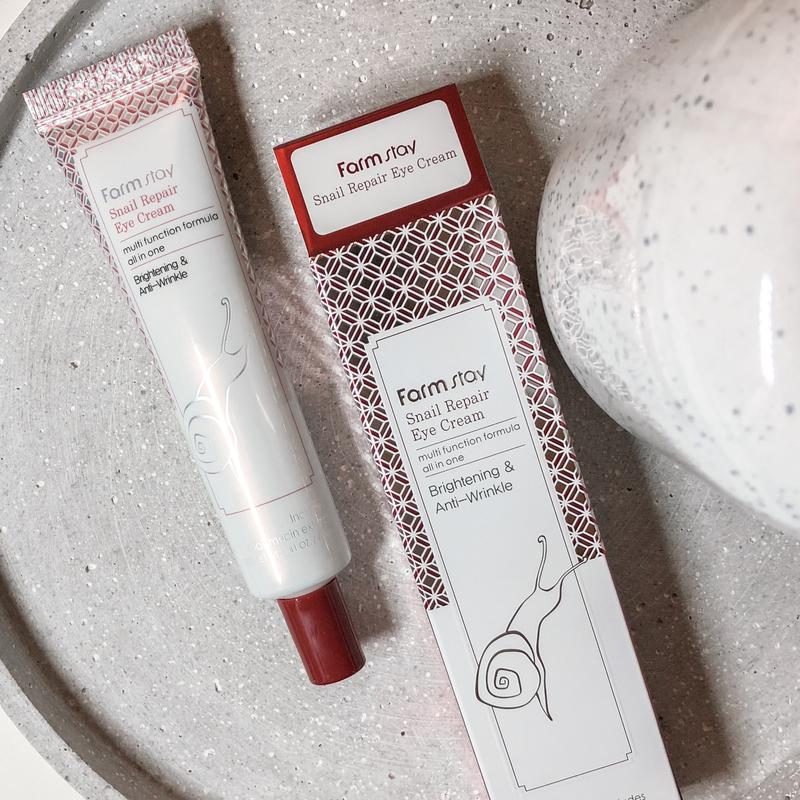 FARMSTAY Snail Repair Eye Cream - Eye cream with snail mucin, 40 ml