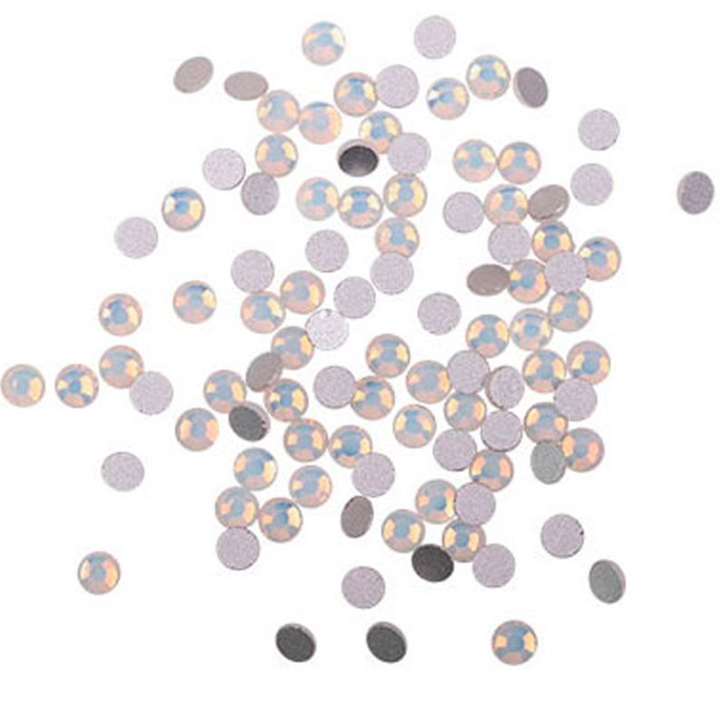 Komilfo стразы White Opal, размер 10 (100 шт. в упаковке)