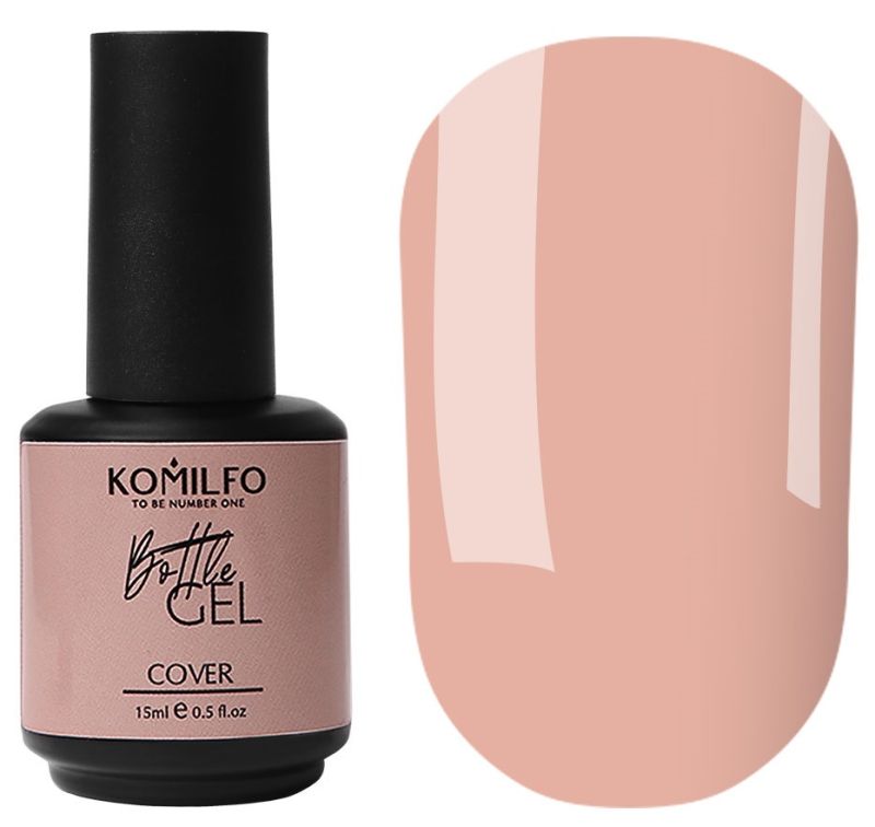 Komilfo Bottle Gel Cover with brush, 15 ml