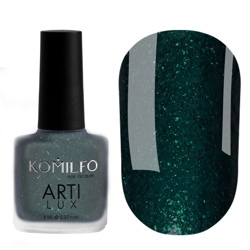 Лак для ногтей Komilfo ArtiLux 028 (рубиновый, эмаль), 8 мл