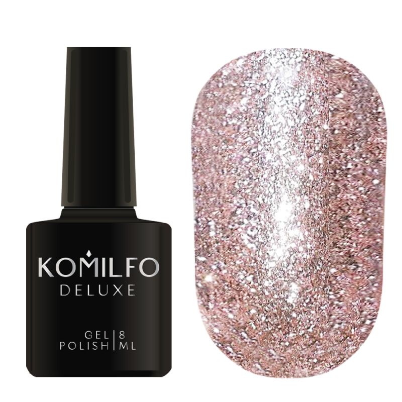 Komilfo Liquid Glam Gel LGG006 (purple), 8 ml.