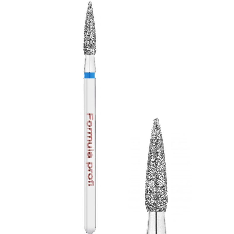 Formula Profi Cutter diamond flame sharp carrot (01072-23) Blue, diameter 0.23