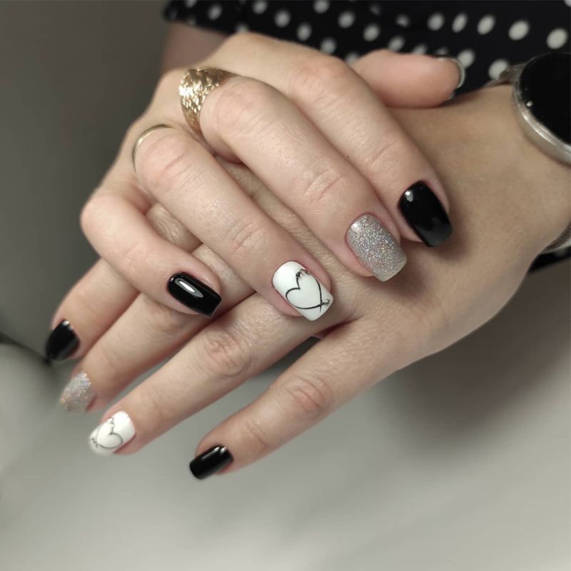 Gel Polish Molekula No. 020 (transparent with holographic sparkles), 6 ml