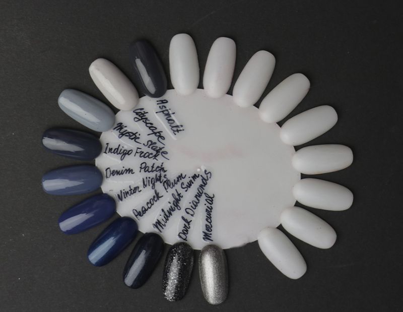 СND Shellac gel varnish, Winter Nights (blue), 7.3 ml