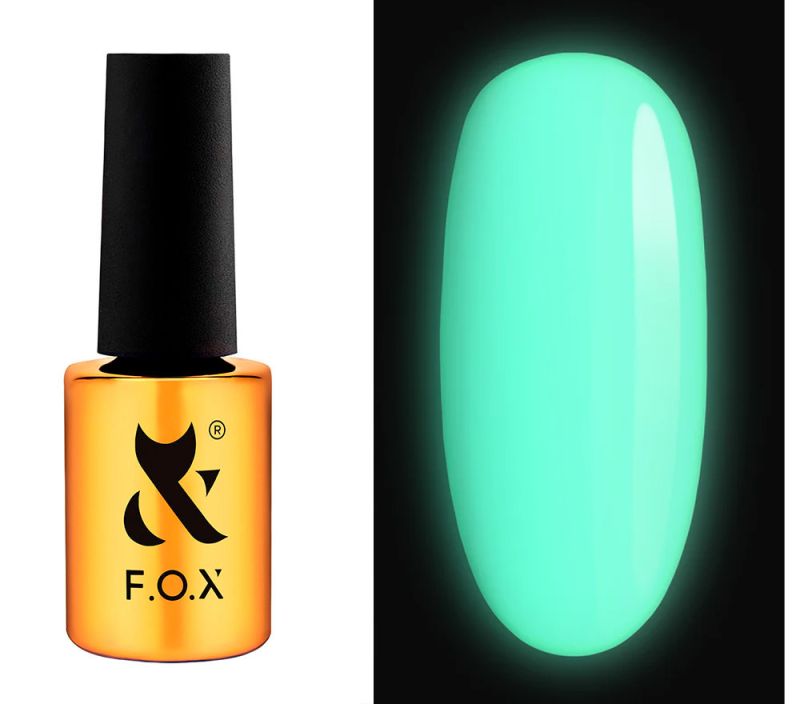 Топове покриття люмінесцентне F.O.X Luminous Top Green, 7 мл