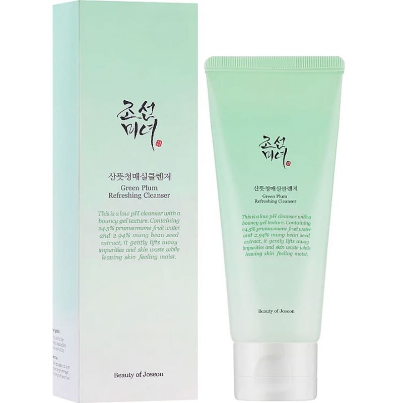 BEAUTY OF JOSEON Foam with neutral pH for sensitive skin with green plum and legume extract, 100 ml