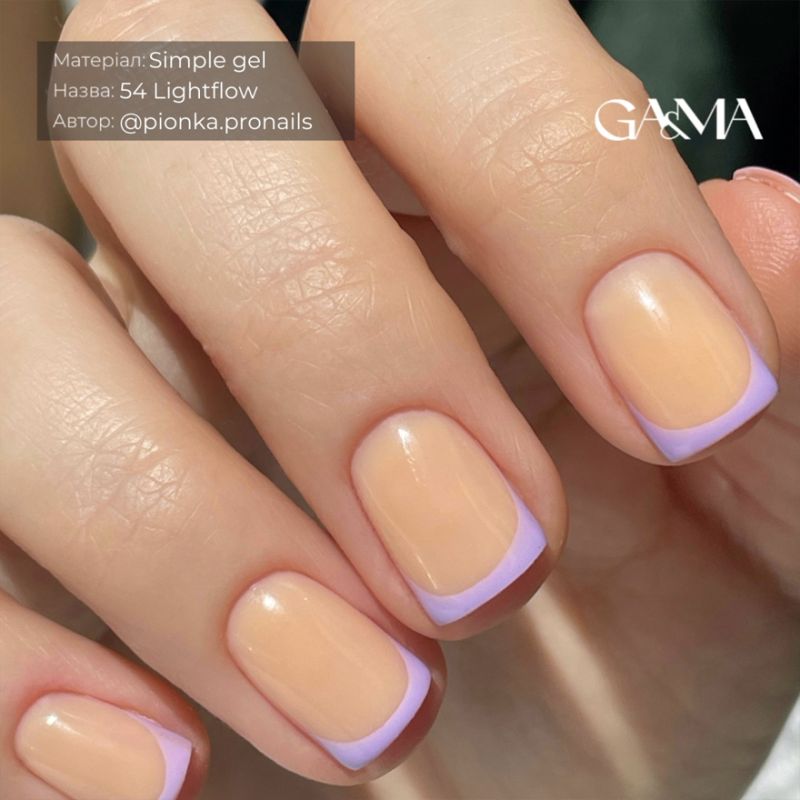 GA&MA Гель сімпл Simple gel 054 Lightflow 15 мл