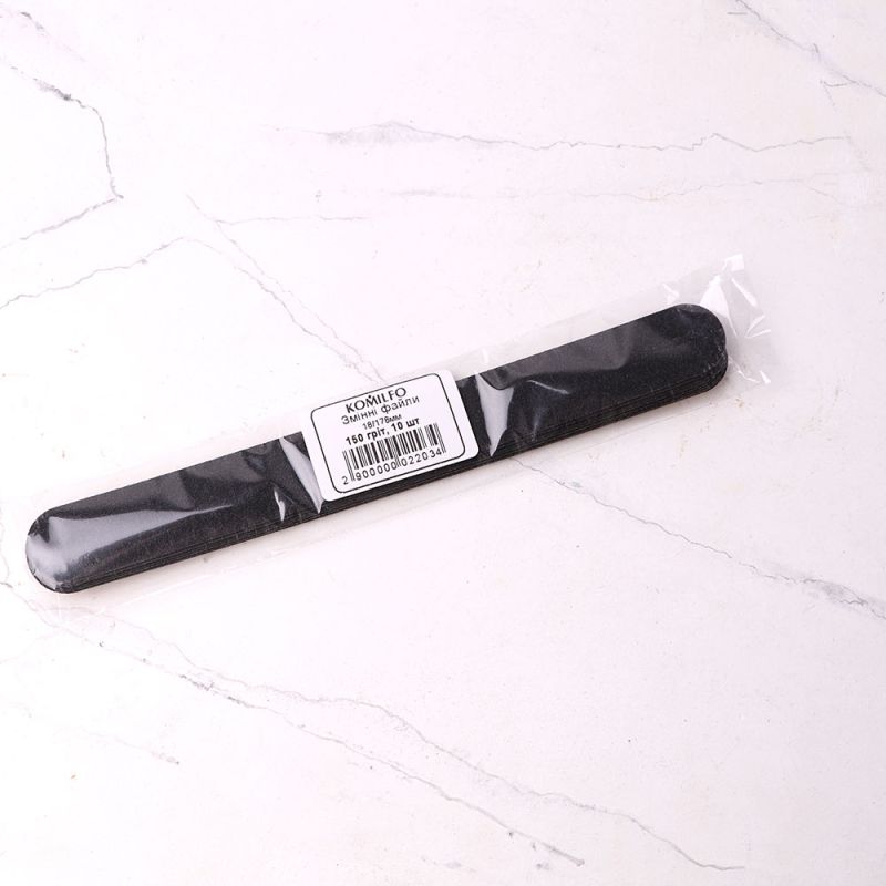 Komilfo replacement abrasive for files 17.8 cm / 150 grit, 10 pcs.