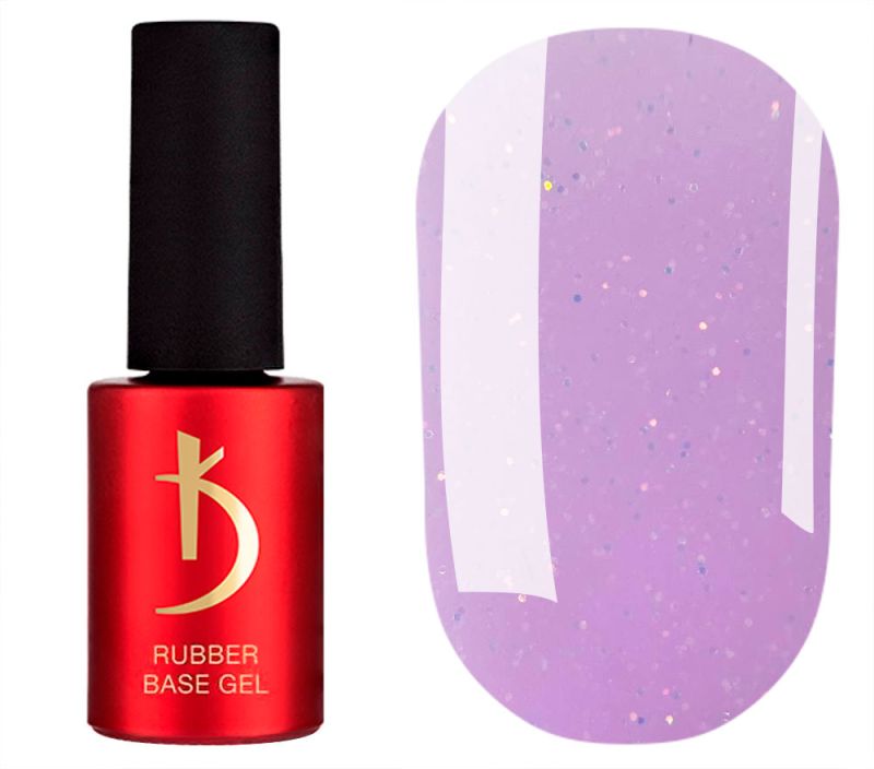 Kodi Professional Color Rubber Base Gel - Opal 04 (purple opal), 7 ml