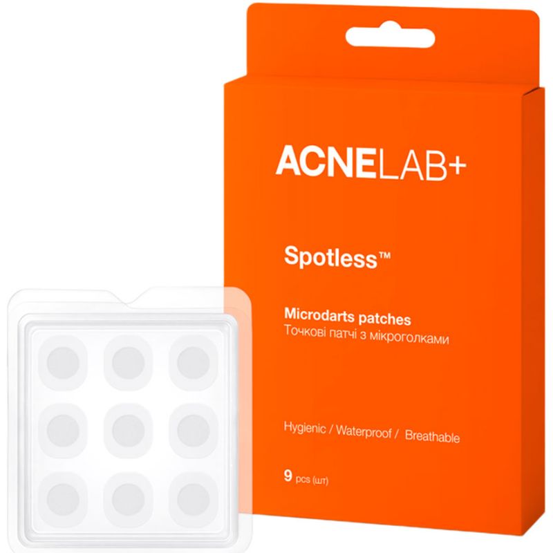 ACNELAB+ Патчі точкові з мікроголками Spotless Microdarts patches, 9 шт.