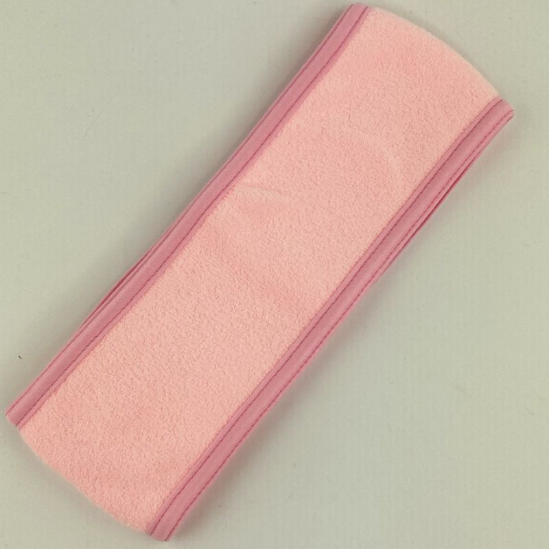 Cosmetic bandage for hair, terry, light pink