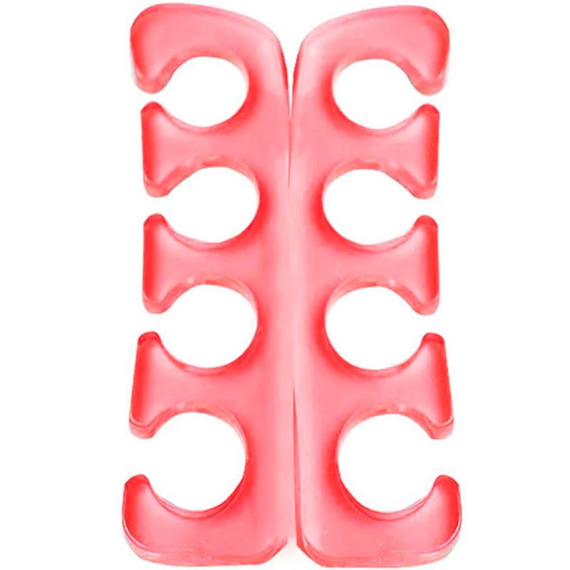 Dividers for toes (spreads) light green, silicone