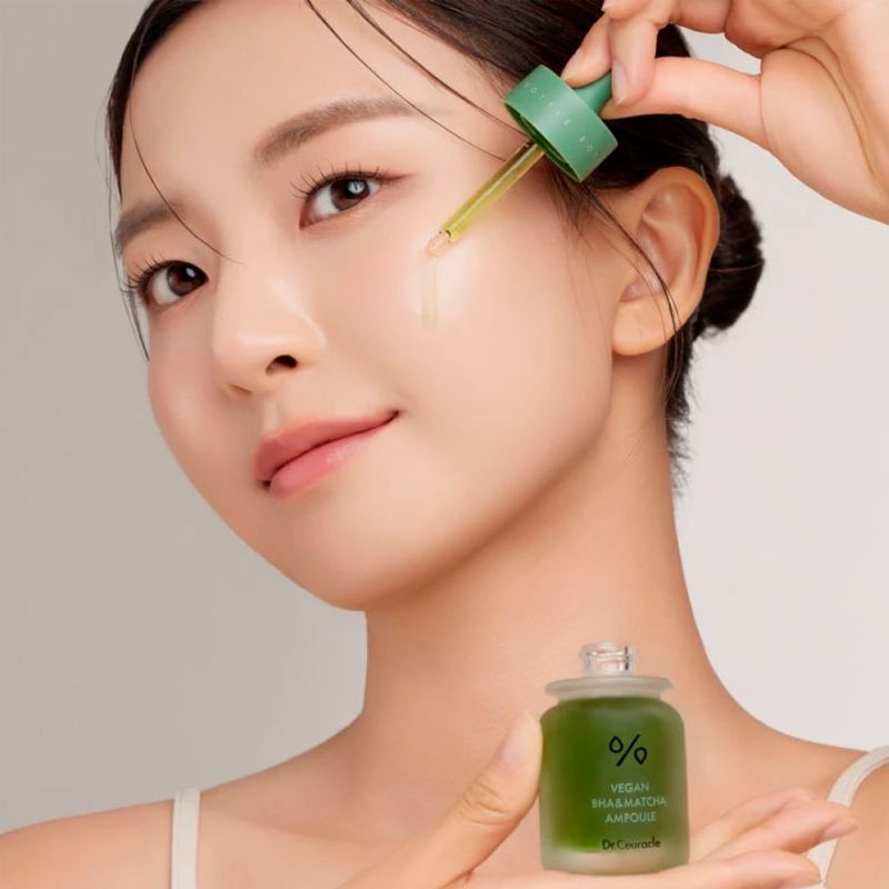 Dr.Ceuracle Сироватка ампульна з BHA кислотою та екстрактом чаю Матча Vegan BHA&Matcha Ampoule, 30 мл