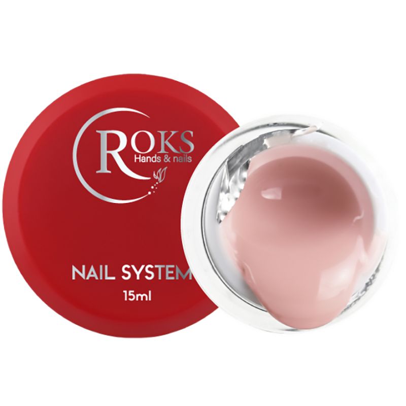 Roks Гель для нігтів Builder Gel №5 тілесний (nud), 15 мл