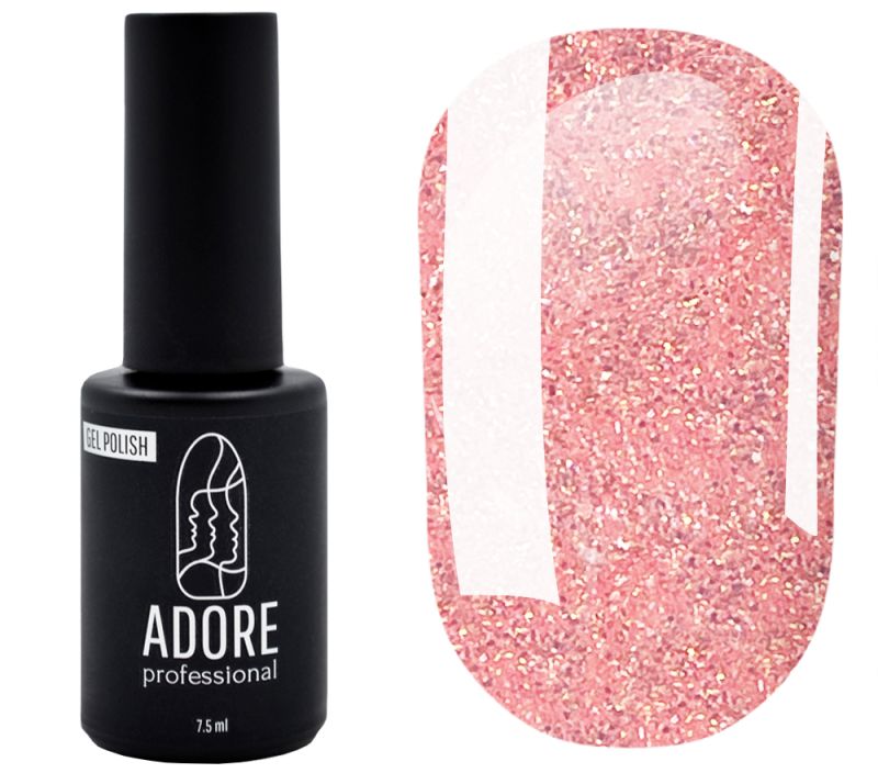 Gel polish ADORE Professional No. 317 (pale pink with mica), 7.5 ml