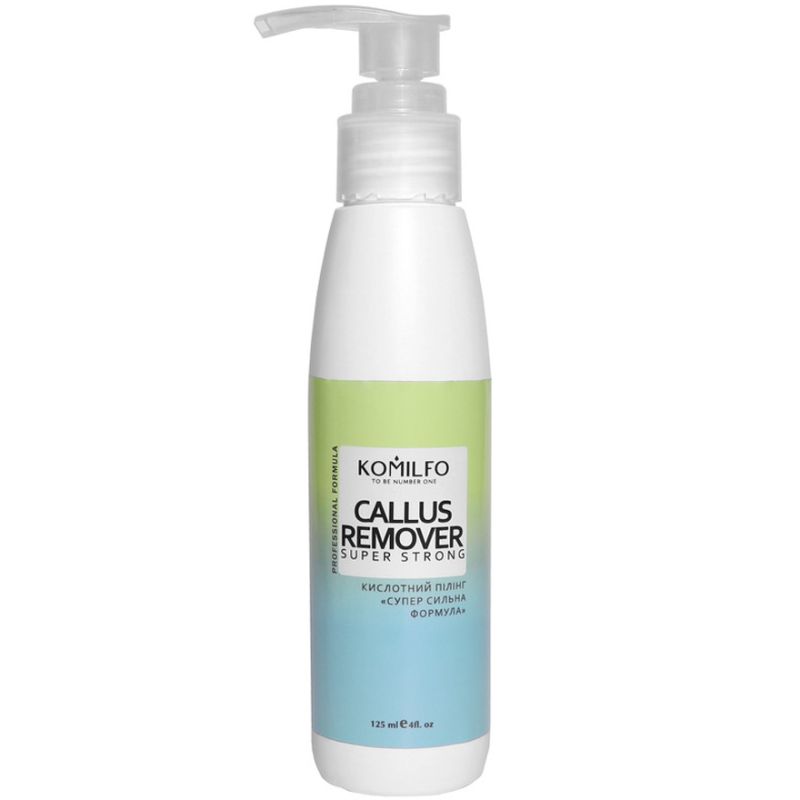 Komilfo Callus Remover «Super Strong Formula» - кислотный пилинг для педикюра, 125 мл