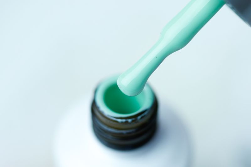 Atica Cameo Green GPM57 gel-varnish (mint, enamel), 7.5 ml