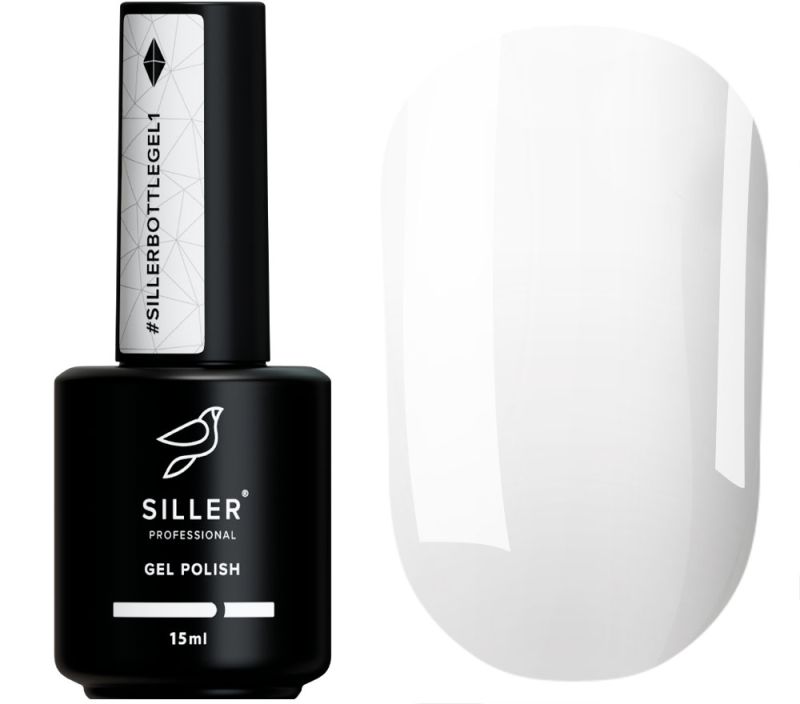 Siller Гель для нігтів Bottle Gel №01 (білий), 15 мл