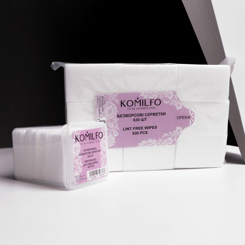 Komilfo lint-free serverets, 630 pcs