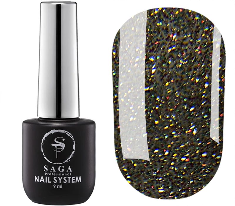 SAGA professional Гель-лак светоотражающий NY DISCO 04, 9 мл
